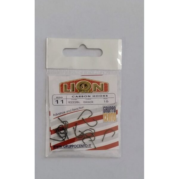 Lion - Fish Ami ad Occhiello Color Black in Carbonio