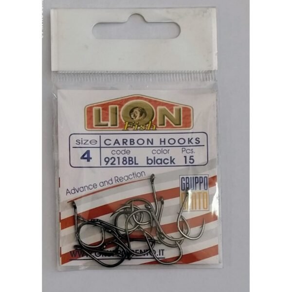 Lion - Fish Ami ad Occhiello Color Black in Carbonio